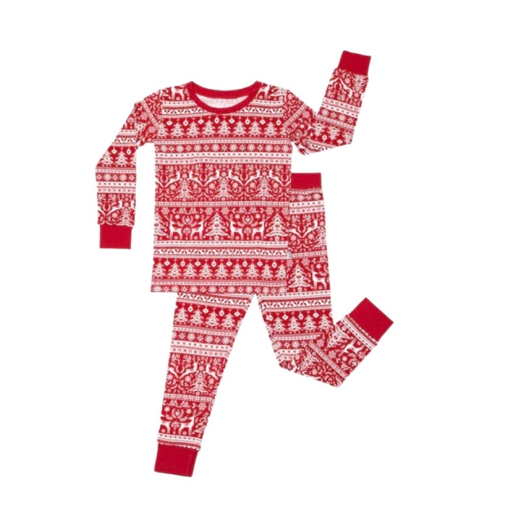 Little Sleepies Reindeer Cheer two piece set